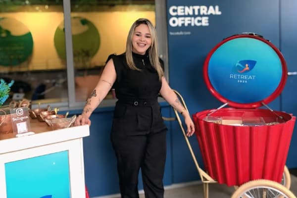 Mesa de doces gourmet